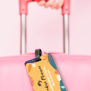 My Paradise Planner bőröndcímke