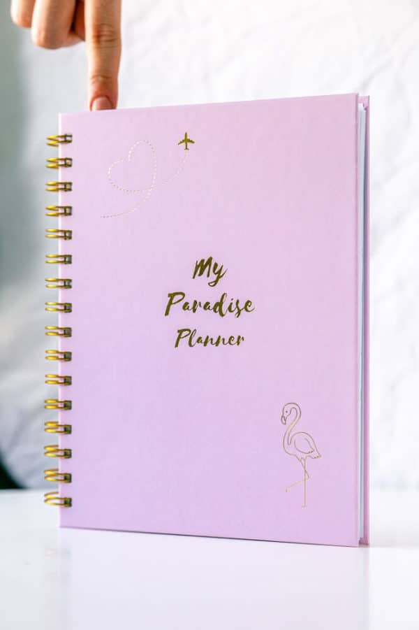 My Paradise Planner útinapló_rózsaszín